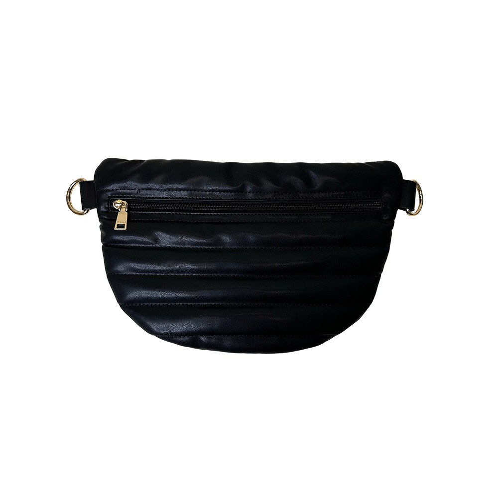 Ahdorned Sylvia Large Quilted Faux Leather Bum/Sling Bag