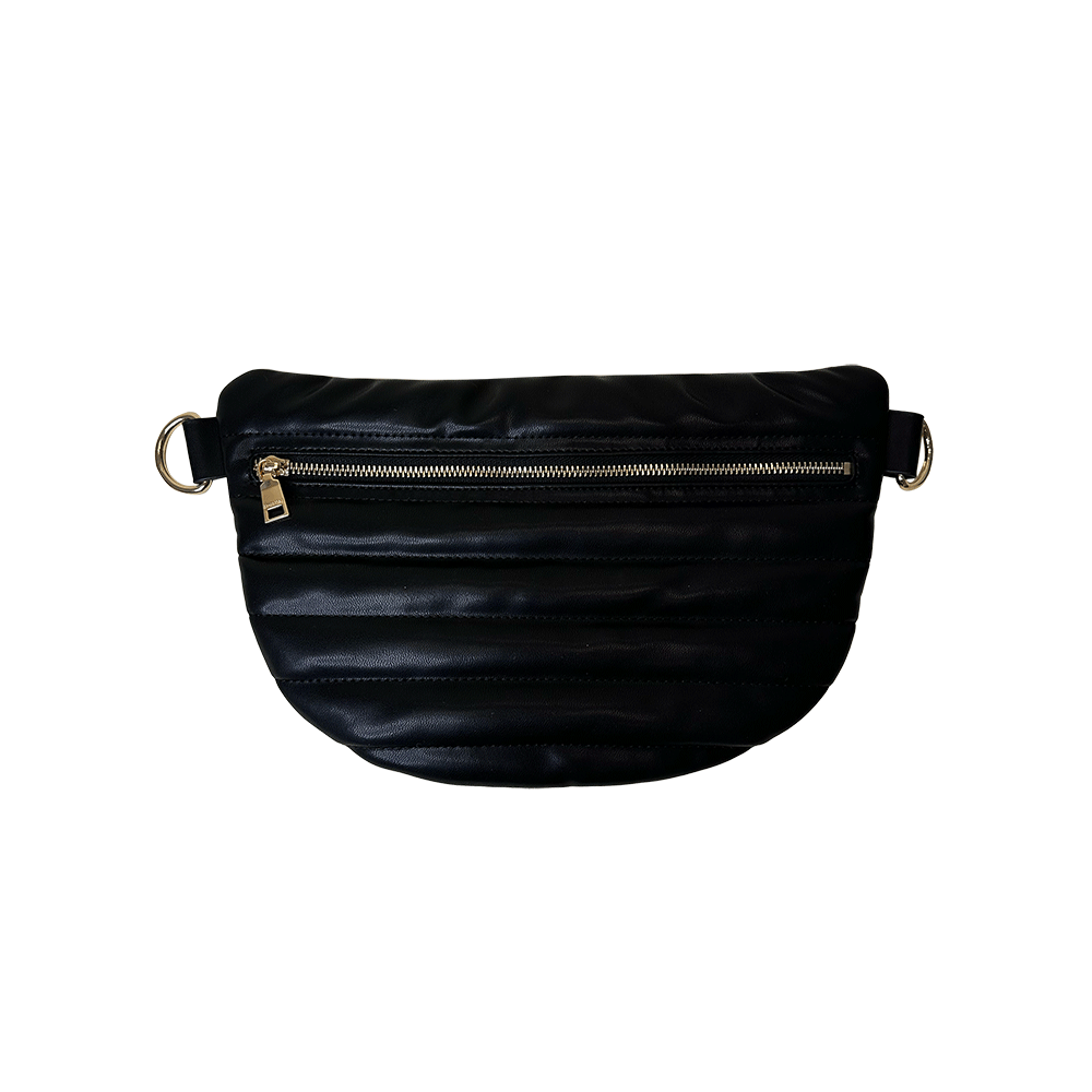 Ahdorned Sylvia Large Quilted Faux Leather Bum/Sling Bag