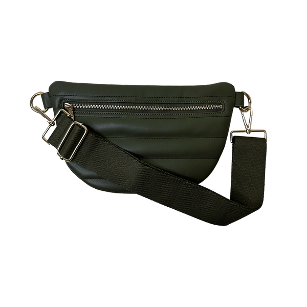 Ahdorned Sylvia Large Quilted Faux Leather Bum/Sling Bag