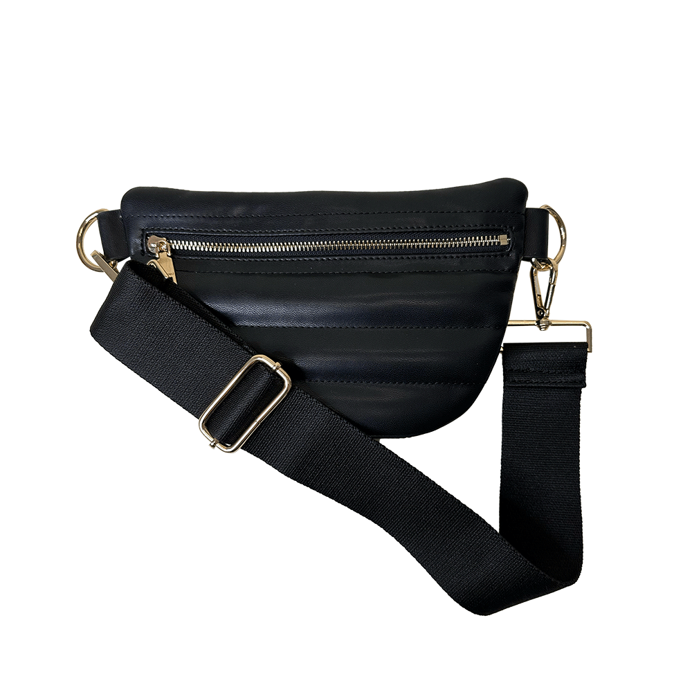 Ahdorned Sylvia Large Quilted Faux Leather Bum/Sling Bag