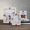 Maha Bone w/ Brass Trim Photo Frame- 8" x 10"