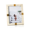 Maha Bone w/ Brass Trim Photo Frame- 8" x 10"