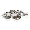 Cluster of Twelve Silver Serving Bowls- Round