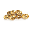 Small Cluster of 8 Serving Bowls- Gold