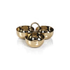 Aperitifs Cocktail Condiment Bowl Set- Polished Gold