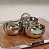 Aperitifs Cocktail Condiment Bowl Set- Polished Nickel