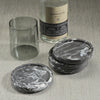 Marble Coaster, Black Marquino- 4.5"