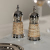 Cap Ferrat Rattan Covered Salt & Pepper Shaker Set