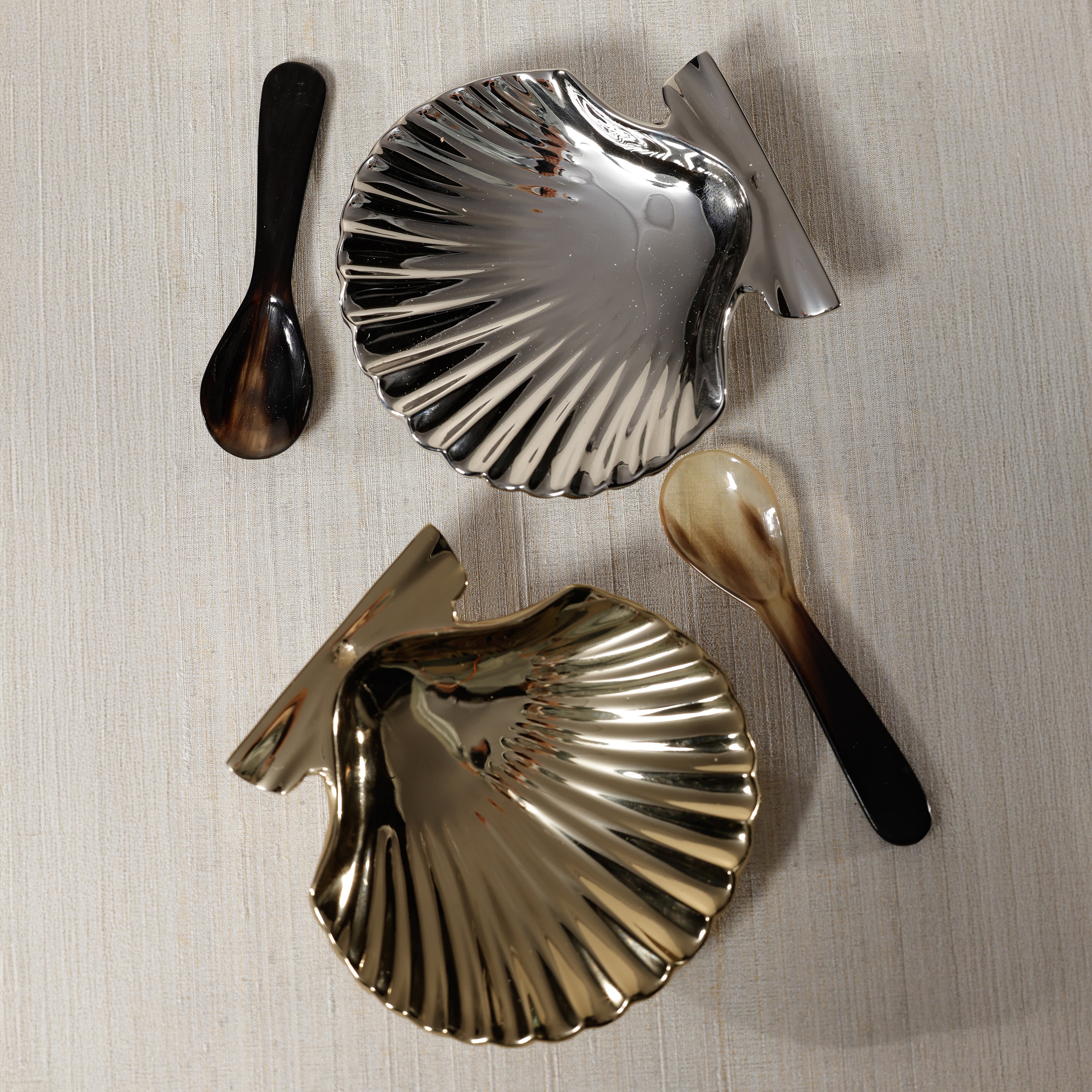 Sanibel Shell Tray- Polished Nickel