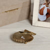 Sanibel Shell Tray- Raw Gold Aluminum