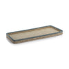 La Cote Coiled Rattan & Abaca Rectangular Serving Tray