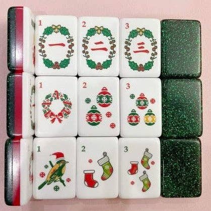 Christmas American Mahjong Tile Set – Holiday Edition