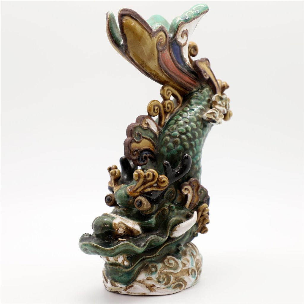 Danny's Fine Porcelain Green Dragon Fish