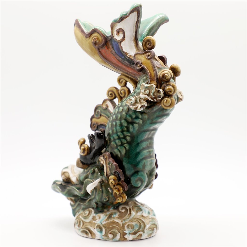 Danny's Fine Porcelain Green Dragon Fish