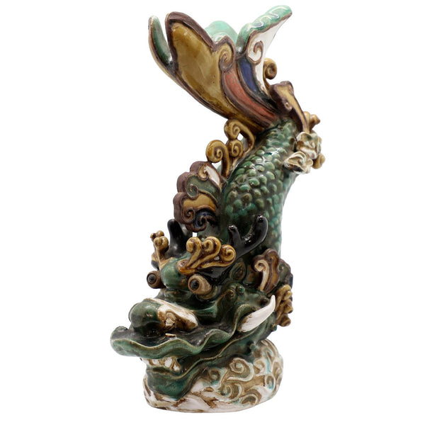 Danny's Fine Porcelain Green Dragon Fish