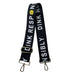 Ahdorned Handbags Black Dink Responsibly Ahdorned 2" Printed Sport Adjustable Bag Strap - Assorted