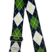 Ahdorned Handbags Ace Arglyle Green Ahdorned 2" Printed Sport Adjustable Bag Strap - Assorted