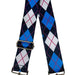 Ahdorned Handbags Ace Arglyle Blue Ahdorned 2" Printed Sport Adjustable Bag Strap - Assorted