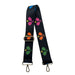 Ahdorned Handbags Black Multi Pickleballl Ahdorned 2" Printed Sport Adjustable Bag Strap - Assorted