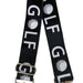 Ahdorned Handbags Black Golf Ahdorned 2" Printed Sport Adjustable Bag Strap - Assorted