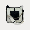 Ahdorned Handbags Black Ahdorned Aubrey Large Canvas Messenger