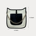 Ahdorned Handbags Black Ahdorned Aubrey Large Canvas Messenger