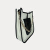 Ahdorned Handbags Black Ahdorned Aubrey Large Canvas Messenger