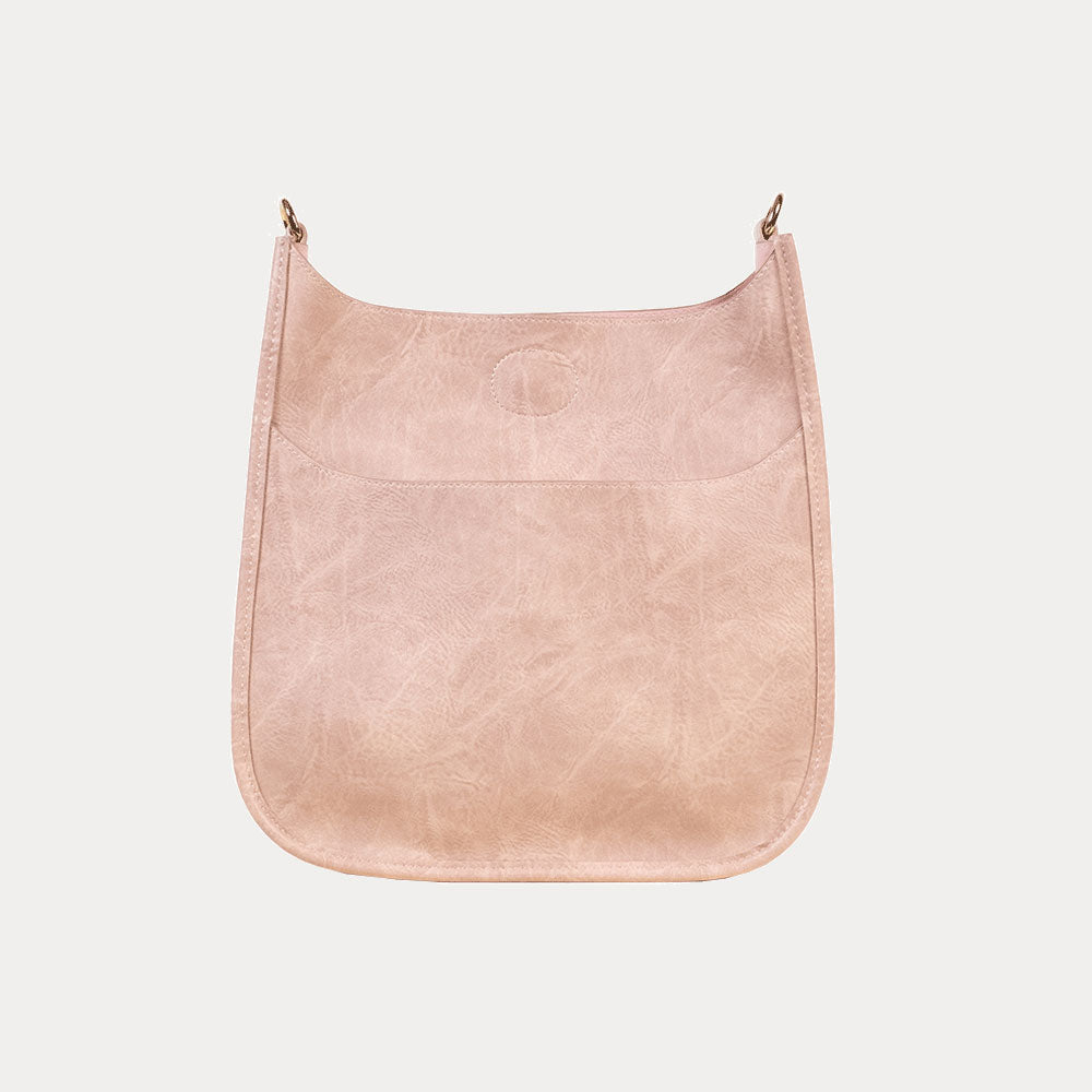 Ahdorned Handbags Blush Ahdorned Classic Vegan Leather Messenger