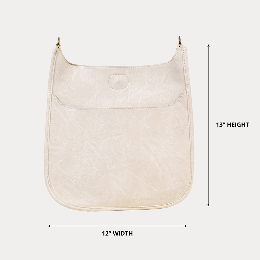 Ahdorned Handbags Ahdorned Classic Vegan Leather Messenger
