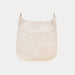 Ahdorned Handbags Cream Ahdorned Classic Vegan Leather Messenger