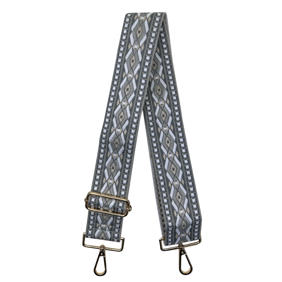 Interchangeable embroidered sales bag strap