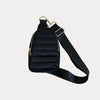 Ahdorned Handbags Black Ahdorned Eliza Quilted Puffy Sling