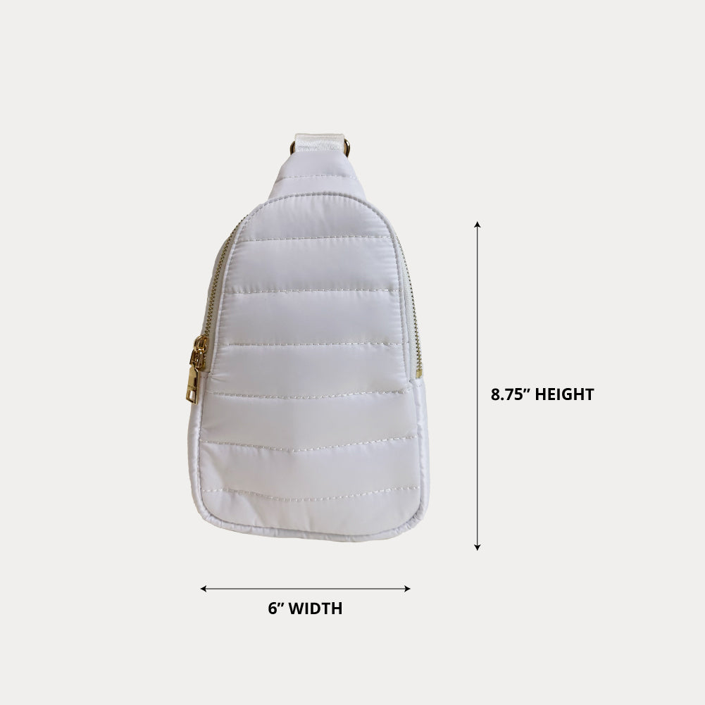 Ahdorned Handbags Ahdorned Eliza Quilted Puffy Sling