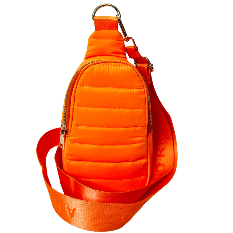 Ahdorned Handbags Orange Ahdorned Eliza Quilted Puffy Sling -  ASSORTED COLORS