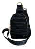 Ahdorned Handbags BLACK Ahdorned Eliza Quilted Puffy Sling -  ASSORTED COLORS