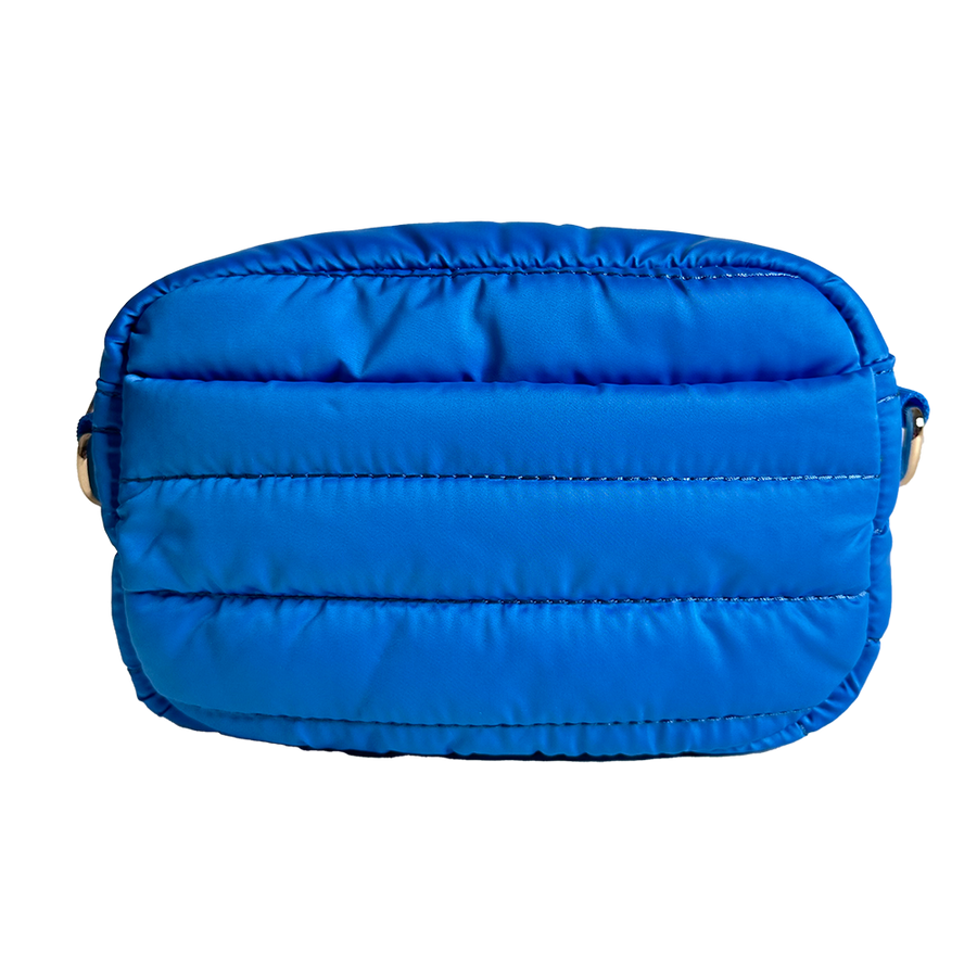 Ahdorned Handbags Blue Moon Ahdorned Ella Quilted Puffy Zip Top Messenger Assorted