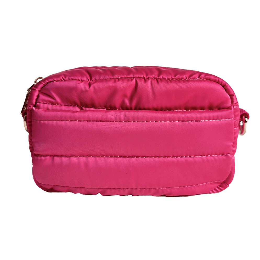Ahdorned Handbags Hot Pink Ahdorned Ella Quilted Puffy Zip Top Messenger Assorted