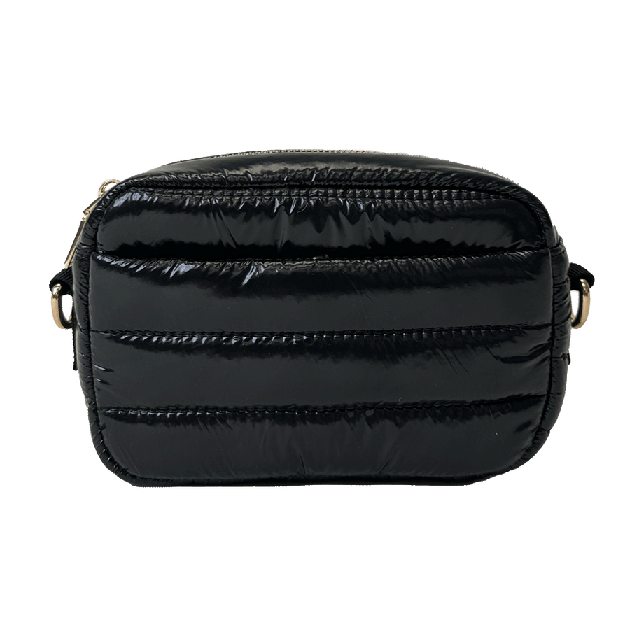 Ahdorned Handbags Black Ahdorned Ella Quilted Puffy Zip Top Messenger Assorted