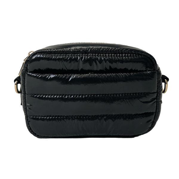 Ahdorned Handbags Black Ahdorned Ella Quilted Puffy Zip Top Messenger Assorted