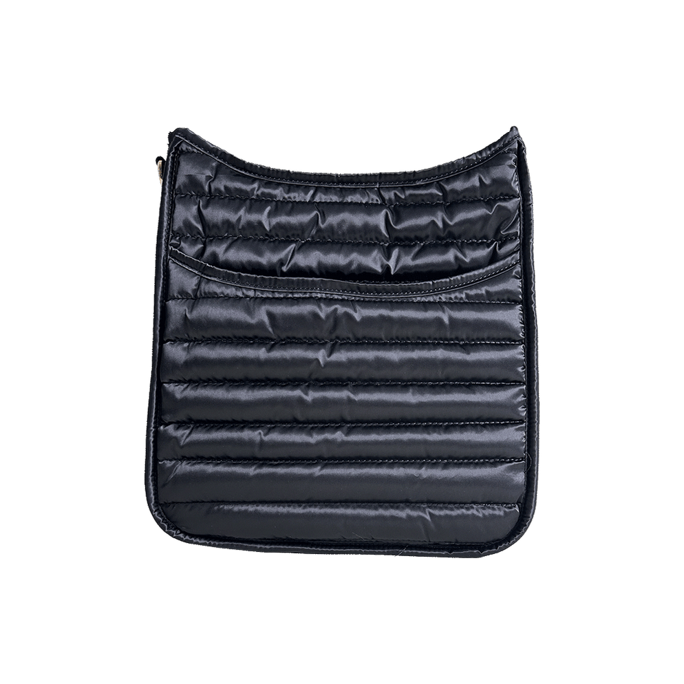 Ahdorned Handbags Black Ahdorned Everly Quilted Puffy Messenger Assorted