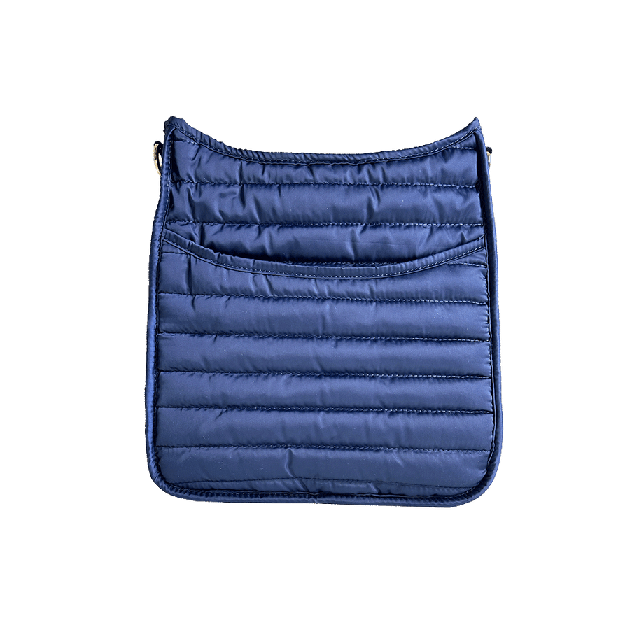 Ahdorned Handbags Navy Ahdorned Everly Quilted Puffy Messenger Assorted