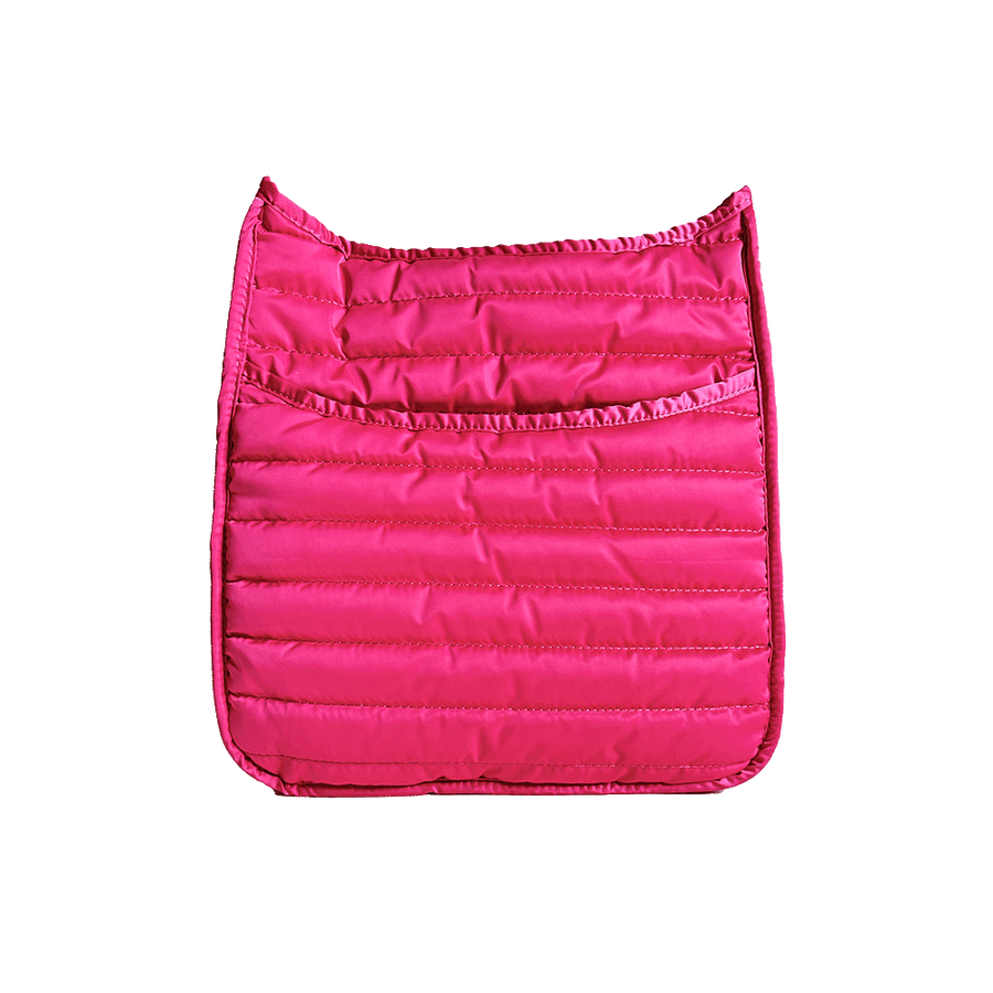 Ahdorned Handbags Hot Pink Ahdorned Everly Quilted Puffy Messenger Assorted