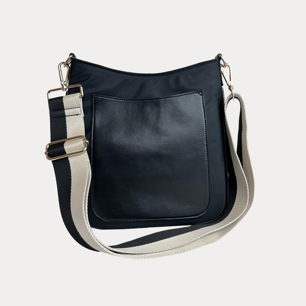 Ahdorned Handbags Ahdorned Jackie Nylon & Vegan Messenger