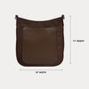 Ahdorned Handbags Ahdorned Jackie Nylon & Vegan Messenger