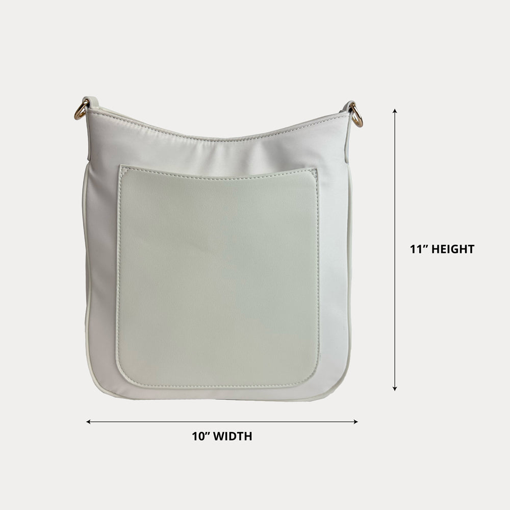 Ahdorned Handbags Ahdorned Jackie Nylon & Vegan Messenger