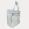 Ahdorned Handbags Ahdorned Jessie Nylon & Vegan Leather Multi Pocket Tote