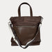 Ahdorned Handbags Chocolate Ahdorned Jill Nylon & Vegan Leather North South Tote