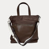 Ahdorned Handbags Chocolate Ahdorned Jill Nylon & Vegan Leather North South Tote