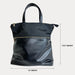 Ahdorned Handbags Ahdorned Jill Nylon & Vegan Leather North South Tote
