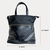 Ahdorned Handbags Ahdorned Jill Nylon & Vegan Leather North South Tote